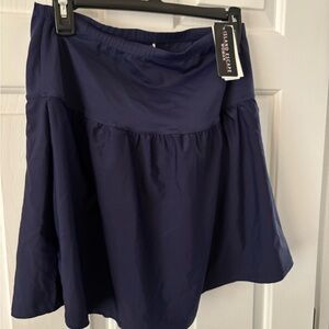 NWT- Navy Swim skirt